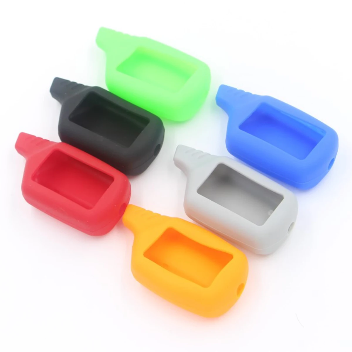 

Key Case for Car Star Line Silicone Case Cover B9/B6 LCD for Starline B9/B91/B6/B61/A91/A61/V7 LCD Keychain Remote 2 Way Alarm