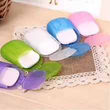 5 коробка(20 шт./кор.) для путешествий портативный мыло бумага коробка мыши мыло цветок мыло брусок мыла пленка WYQ