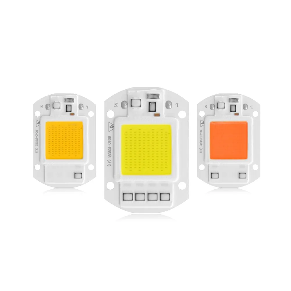 DIY LED Chip 220V 20W 30W 50W LED COB Chip Full Spectrum Growing Light Chips For Floodlight Bulb