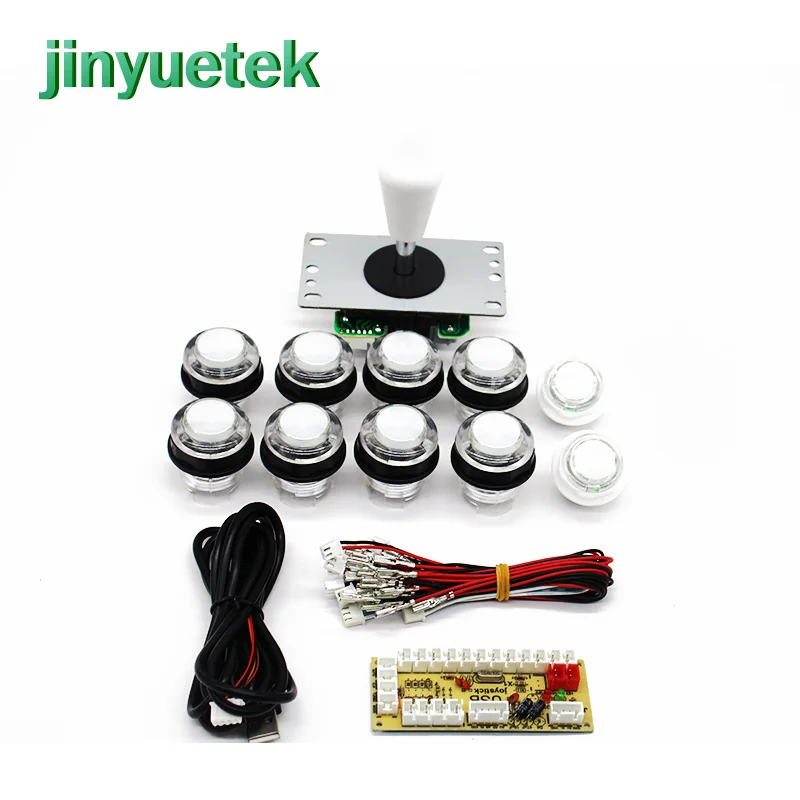 

safely packed usb joystick controller board diy controller usb arcade kit led 1 player sanwa Zero Delay No soldering required