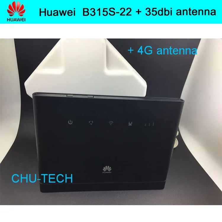 Разблокированный Huawei B315 B315s 22 с 35dbi антенной 4G FDD 800/900/1800/2100/2600Mhz TDD 2600Mhz