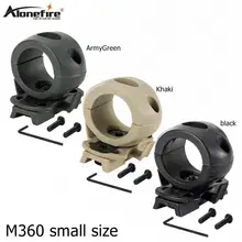 AloneFire M360 держатель тактического фонаря зажим для шлема рельсы одиночный зажим для установки в стойку для адаптера переменного тока для терефона маркой светодиодный зажим для фонаря