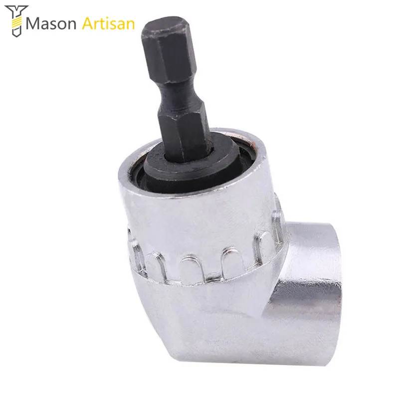  105 Degree Mini Angle Extended Turning Chuck for Electric Drill Screwdriver Power Tool Accessories 