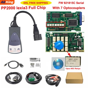 

DHL shipping Lexia3 PP2000 Diagbox V7.83 Full Chip Lexia -3 V48/V25 FW 921815C Best Quality PCB Board Lexia3 PSA diagnostic tool