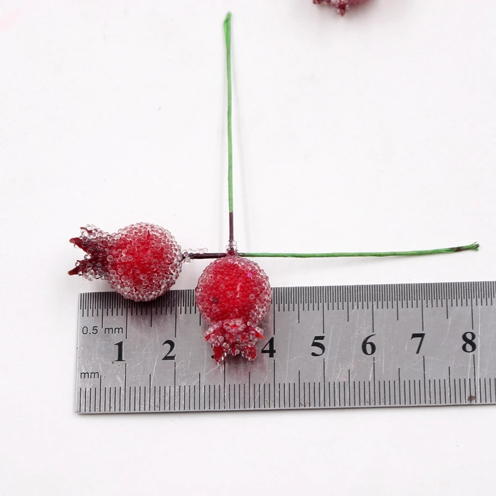 10pcs Mini Plastic Little Pomegranate Artificial Flowers For Wedding Decoration DIY Wreath Gift Scrapbooking Craft Flowers 10pcs Mini Plastic Little Pomegranate Artificial Flowers For Wedding Decoration DIY Wreath Gift Scrapbooking Craft Flowers