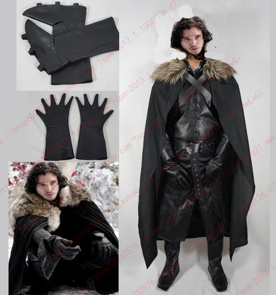 Longo Azul Game Of Thrones Jon Sneeuw Cosplay Cotume Set Met Schoen Covers En Handschoenen Longo Azul Game Of Thrones Jon Sneeuw Cosplay Cotume Set Met Schoen Covers En Handschoenen