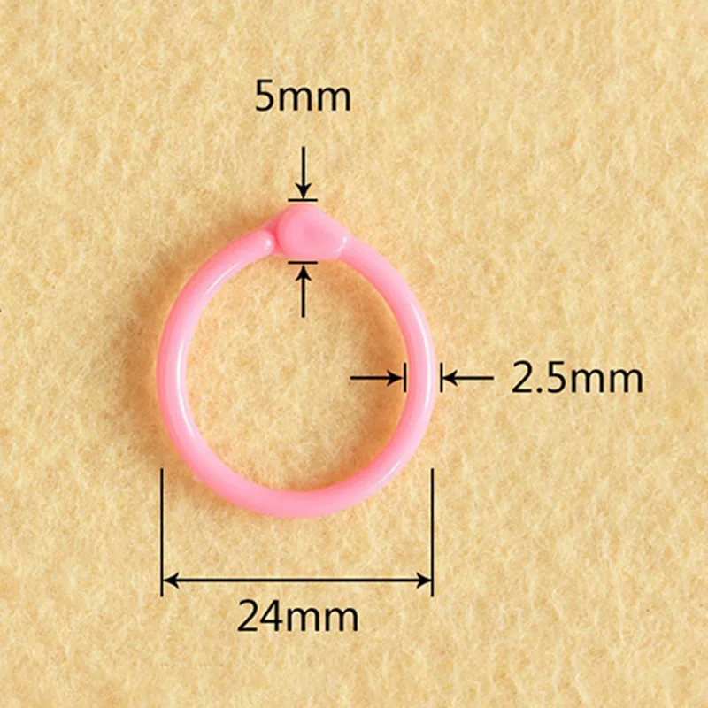 16 шт./кор. цветная Колечки Бумажная книга папка с кольцевым механизмом многофункциональный круг календарь кольцо брелок