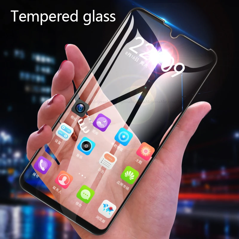 Закаленное стекло с полным покрытием для Huawei P30 P 30 Lite защитное Передняя пленка