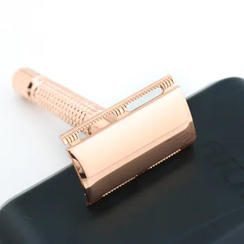

BAILI Double Edge Safety Razor rose Gold safety razor Alloy razor come with retail box 10SETS/LOT NEW