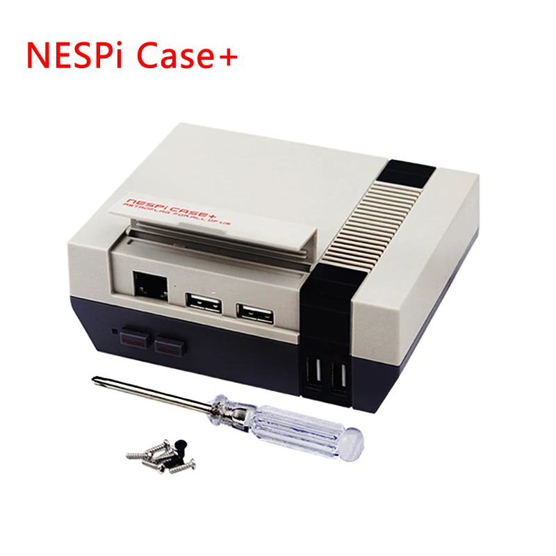 Для Raspberry Pi 3 NESPi чехол плюс Raspberry Pi классический NES пластиковый ящик с безопасным выключением для Raspberry Pi 3 Модель B 3B Plus