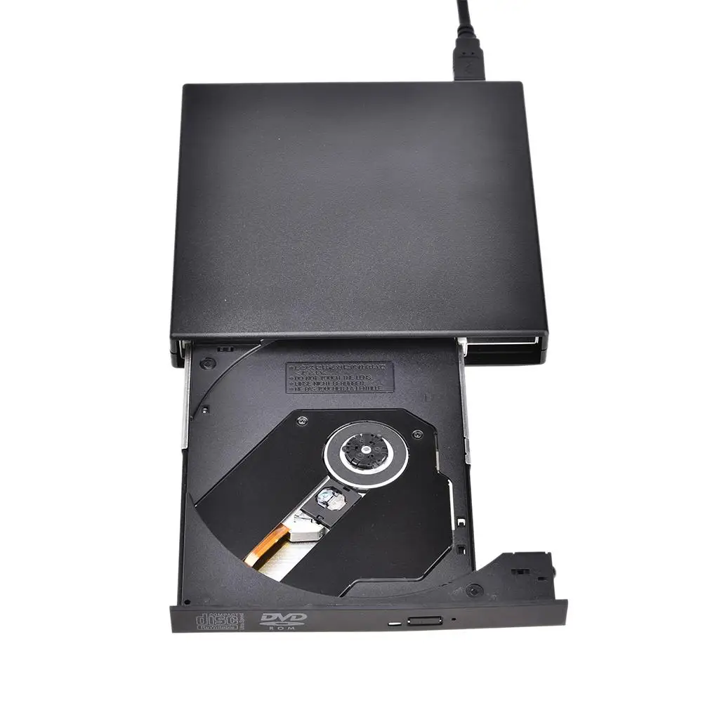 External ROM Optical Drive USB 2.0 CD/DVD-ROM CD-RW Player Burner Slim Portable Reader Recorder Portatil Car Player