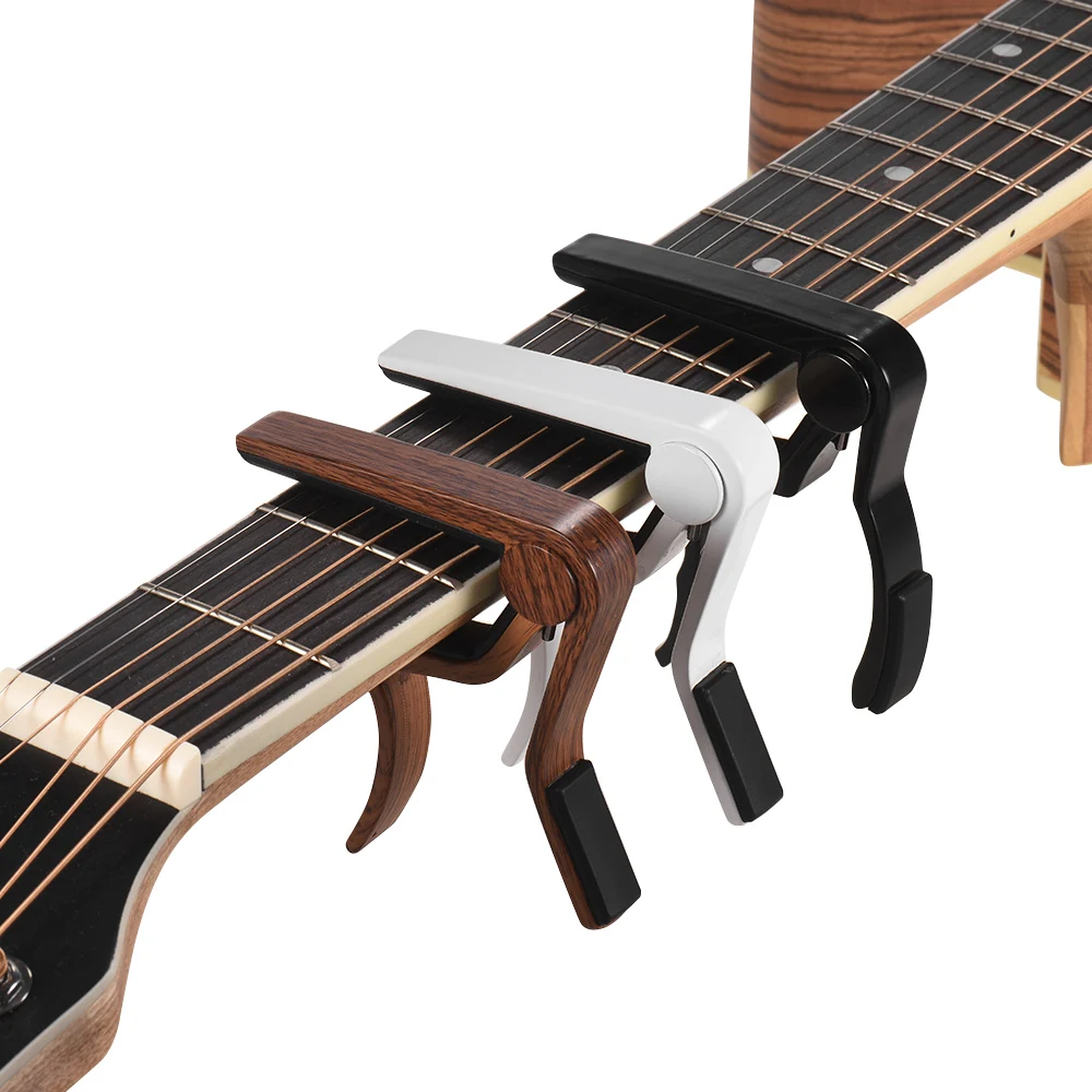 Одноручный каподастр для гитары плоскогубцы изменения с 4 шт. гитарные выбор для Banjo Акустическая гитара