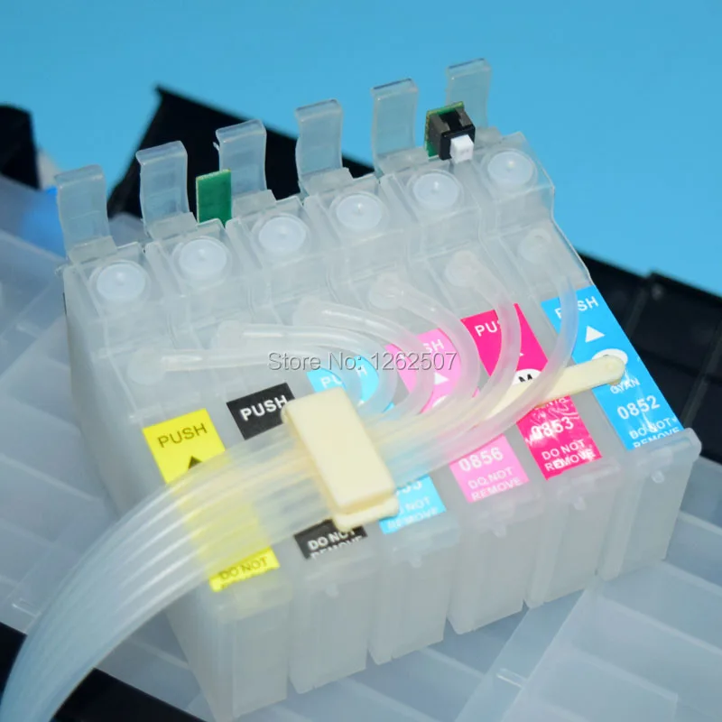 81N Ciss Ink System For Epson Stylus Photo 1410 R290 R390 RX590 RX690 RX610 TX800 TX700 T50 TX810FW Artisan 725 730 1430 Printer