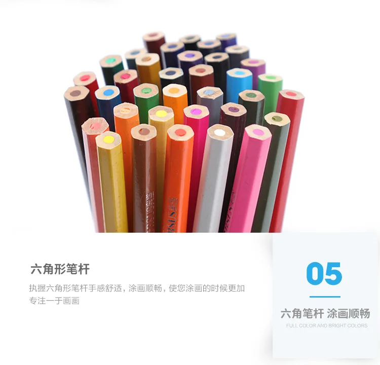 36 48 Lapis De Cor Профессиональный водорастворимый цветной карандаш Премиум мягкое ядро акварельные карандаши для школьные принадлежности для творчества