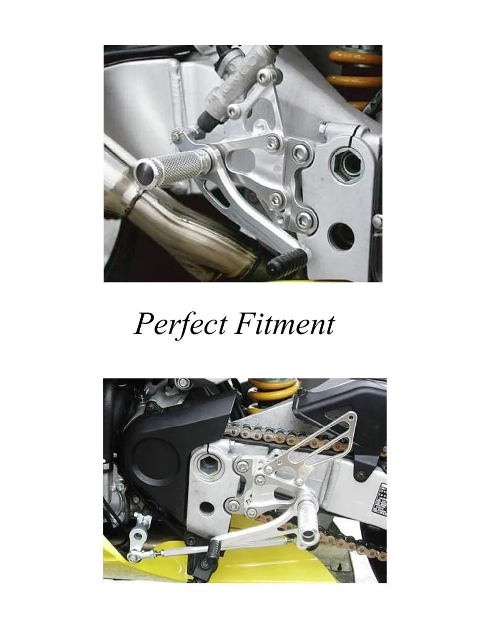 Для Honda CBR954RR CBR929RR 2000-2003 мотоцикл подножки ЧПУ Регулируемая Rearset подставки для ног CBR 954RR 929RR Подножки