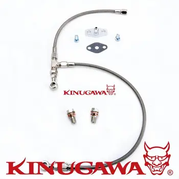 

Kinugawa Turbo / AVCS Oil Feed Line Kit for Subaru 02~06 WRX / 04~14 STI w/ for Garrett T3 T04B T04E Turbo