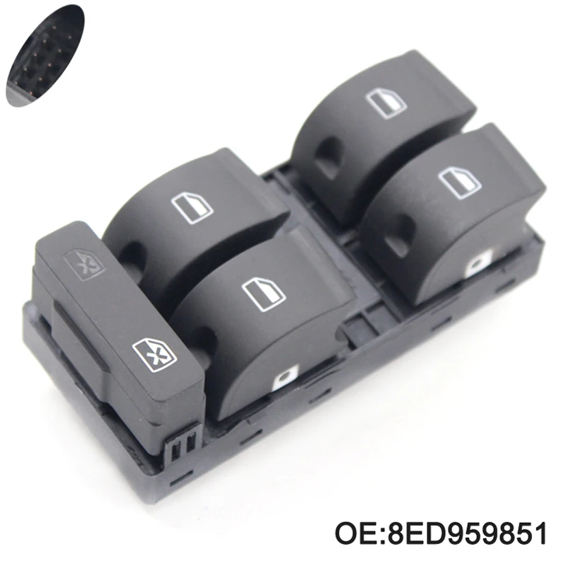 Новинка подходит для Audi A4 B6 B7 Sedan 8ED959851 Master Power переключатель пассажирского окна