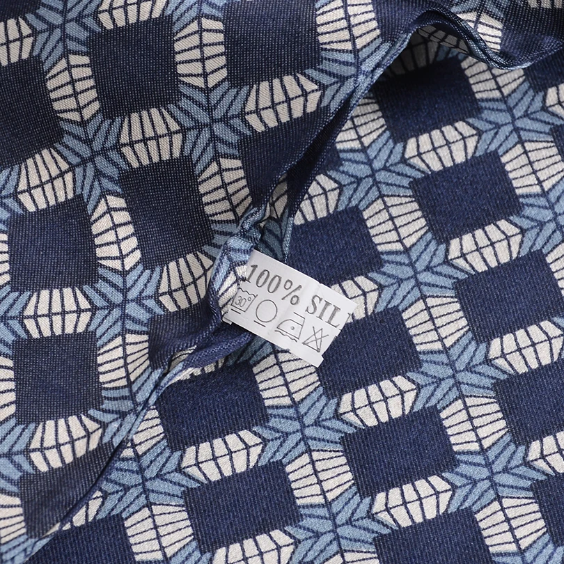 [BYSIFA] модный мужской шелковый шарф, кашне, зимний темно-синий клетчатый деловой шарф на шею, шелк, мужские длинные шарфы, галстук 160*26 см