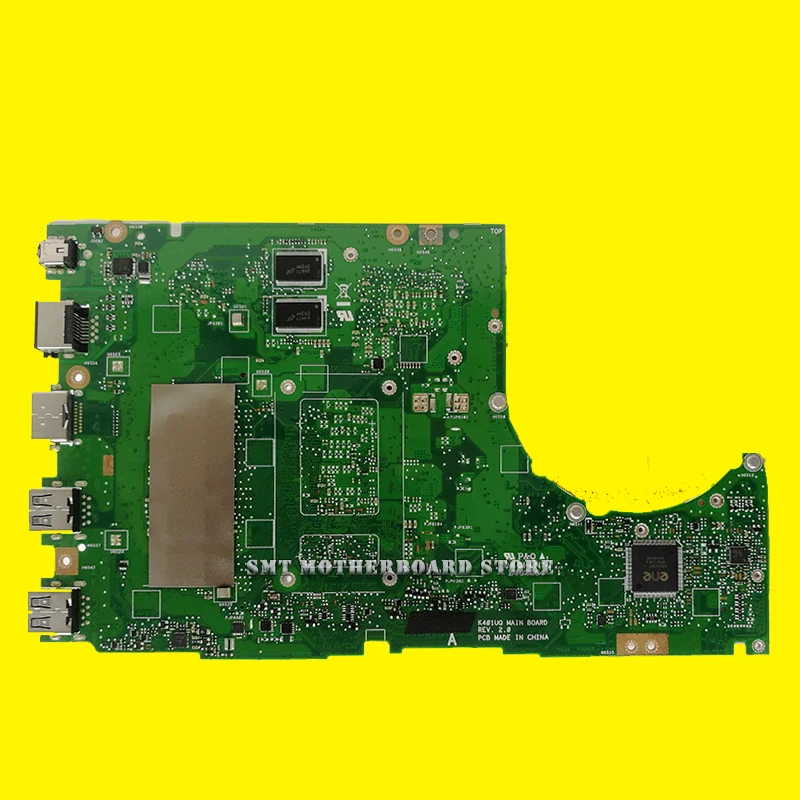 С 8GB RAM i5 6200 cpu для For Asus K401UB K401U A401UB K401UQ материнская плата ноутбука протестирована