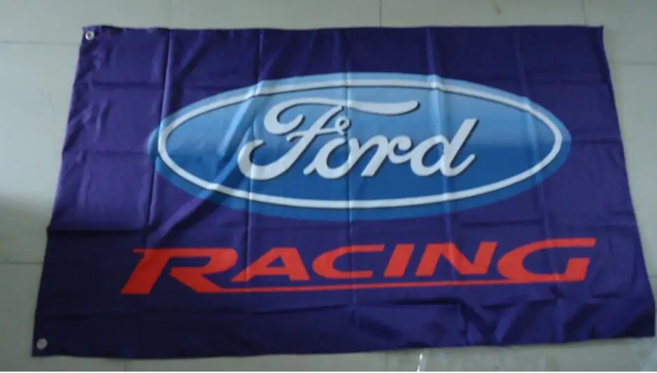 

ford car racing flag ,90X150CM size,100% polyster, flag king ,digital print