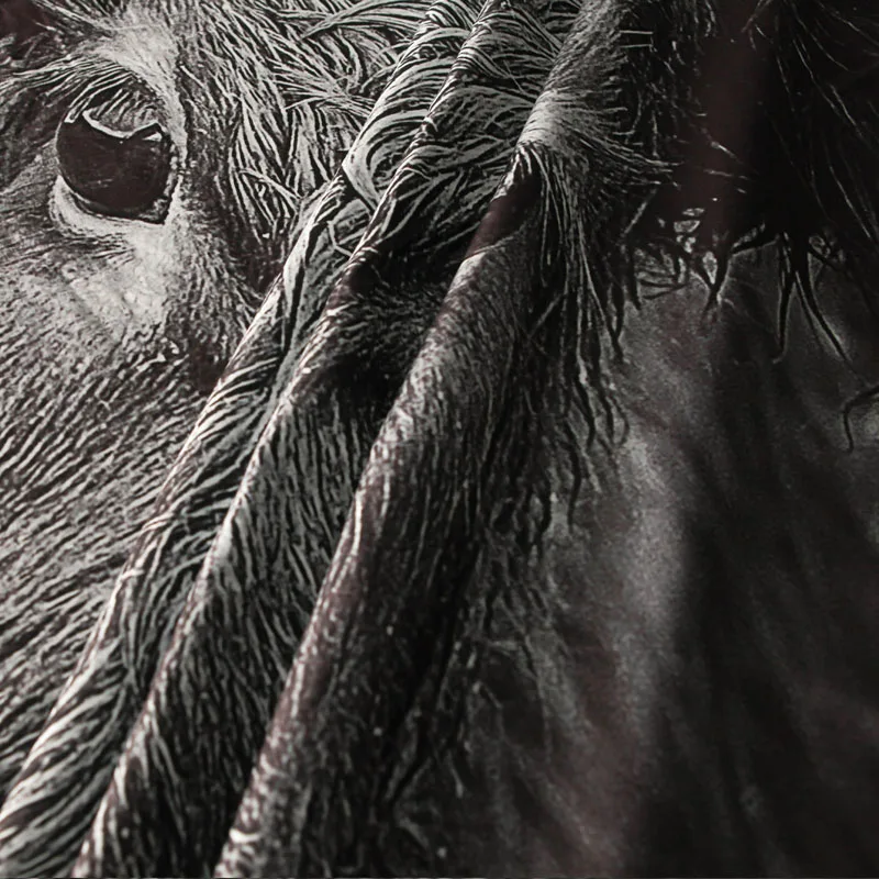 Черный скот гобелен для гостиной дикого быка лицо пушистые животные украшение темное Босси настенный тканевый ковер на стену