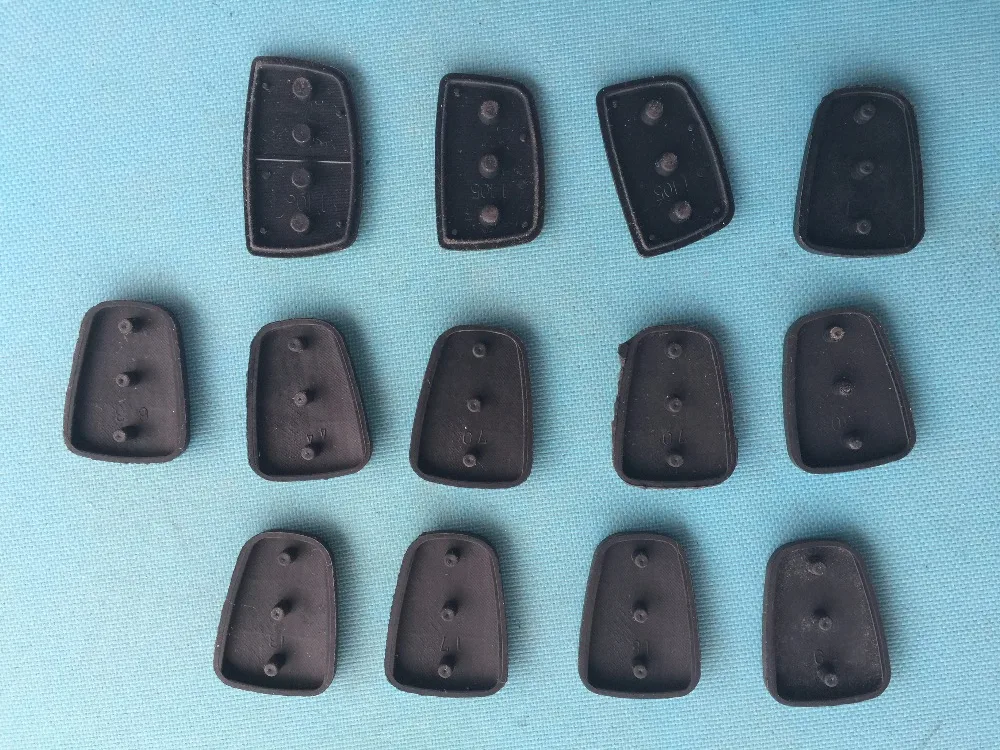 Rubber Pad For Hyundai Solaris Picanto 3 4 Buttons Flip Remote Key Shell key case key case cover car key shell remote control case cover flip key fob shell For Kia RIO HOLD Blank Case Cover Car Accessories 1Pc