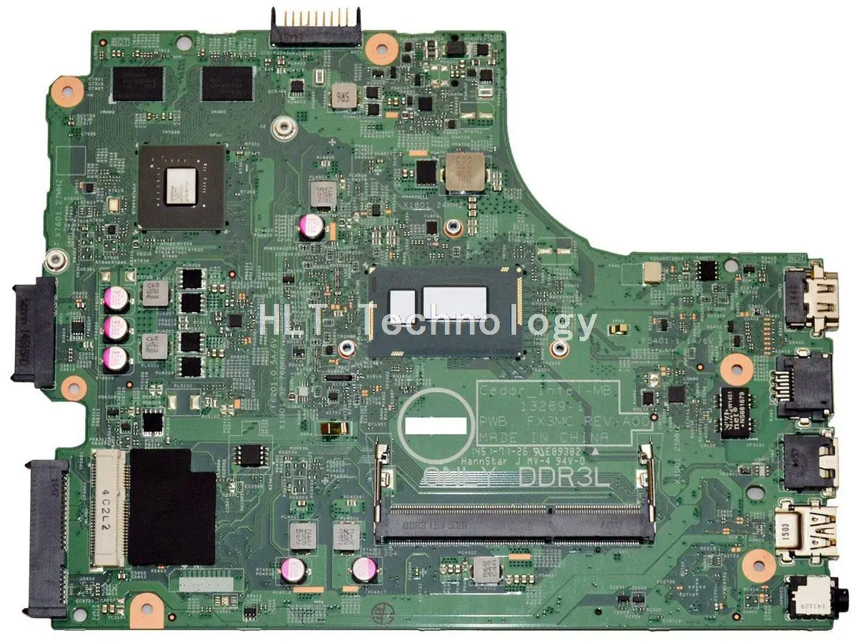 Original laptop Motherboard For Dell DELL 3542 FX3MC I3 4030U CPU non
