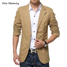 DEE MOONLY 2017 Neue Männer Blazer Mode Dünne beiläufige blazer für männer Marke Männer anzug designer-jackenoberbekleidung männer 3 farben M ~ XXXXL