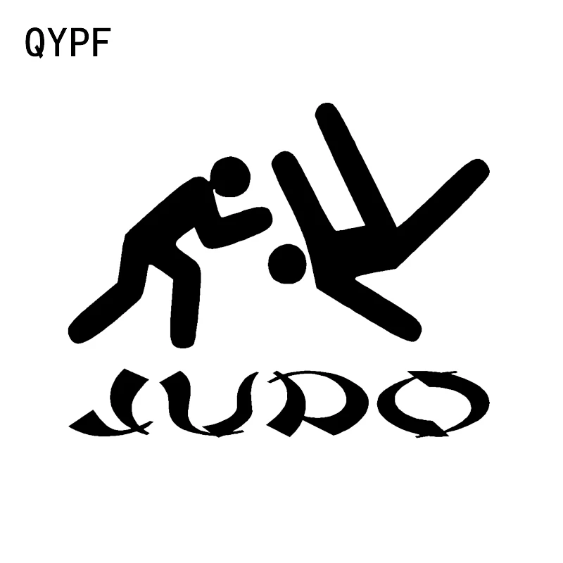 QYPF 13 5*10 7 см уникальный декор дзюдо графическая Автомобильная наклейка