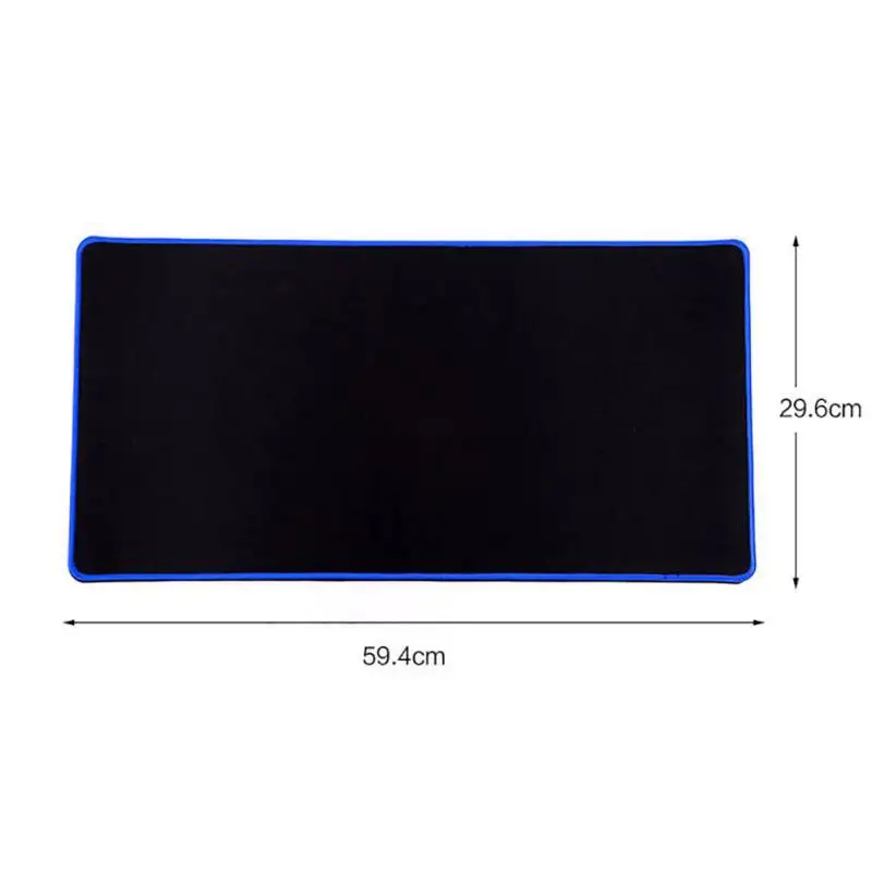 3 Colors Oversize Laptop Computer Cloth Gaming Mouse Pad Mat Solid Locking Edge Keyboard Mouse Pad 