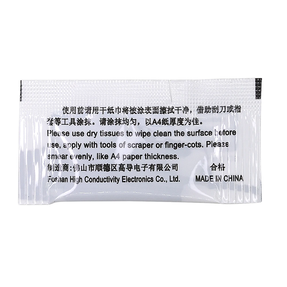 10 قطعة 0.5g Gd900 الحرارية Greast غرفة تبريد ل المعالجات Cpu معجون حراري برودة غرفة التبريد الجص المعالج التبريد برودة