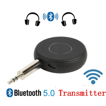 

Bluetooth 5.0 AUX Wireless Portable Mini Music Transmitter Stereo Audio for iPhone Samsung Xiaomi Car Kit Music Adapter