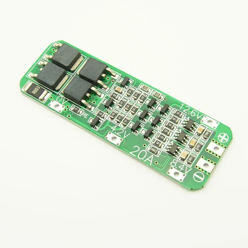 

20A Li-ion Lithium Battery 18650 Charger PCB BMS Protection Board 12.6V Cell 59x20x3.4mm Module