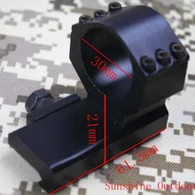 L тип и прямой кронштейн низкий 30 мм крепление для M2 красные точки, M3 красные точки, 3 x увеличительное стекло кольцо Крепление