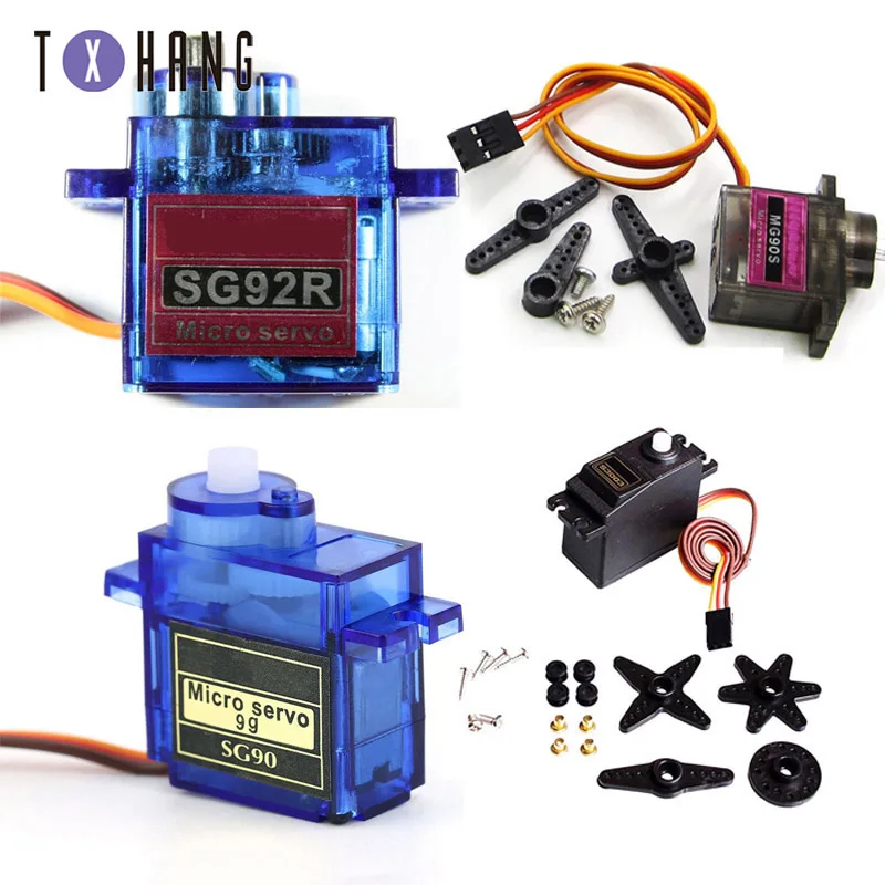 

SG90 MG90S MG995 MG996 Servo Metal Gear for Model Helicopter Boat For Arduino UNO DIY