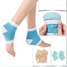 1 пара увлажняющих спа-гелевых носков для пятки сухая трещины ног жесткая защита и уход за кожей носки для ухода за ногами силиконовые отшелушивающие удаляют