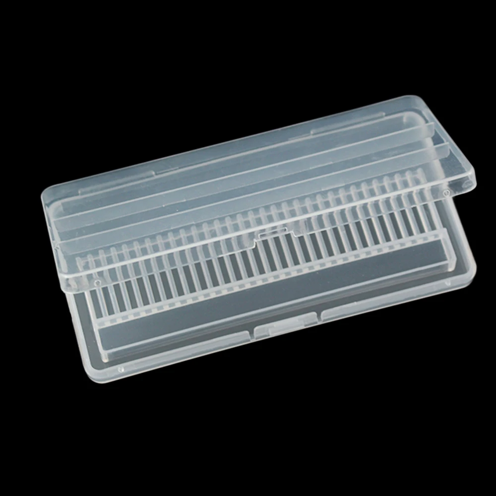 30 отверстий прямоугольник держатель сверла для ногтей прозрачный акриловый ящик для хранения Органайзер электрическая дрель художественные инструменты файлы дисплей контейнер