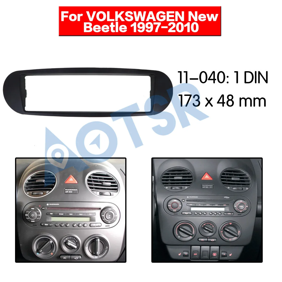 Автомобильная рама для VOLKSWAGEN New Beetle 1997-2010 установка автомобиля DVD аудио адаптер