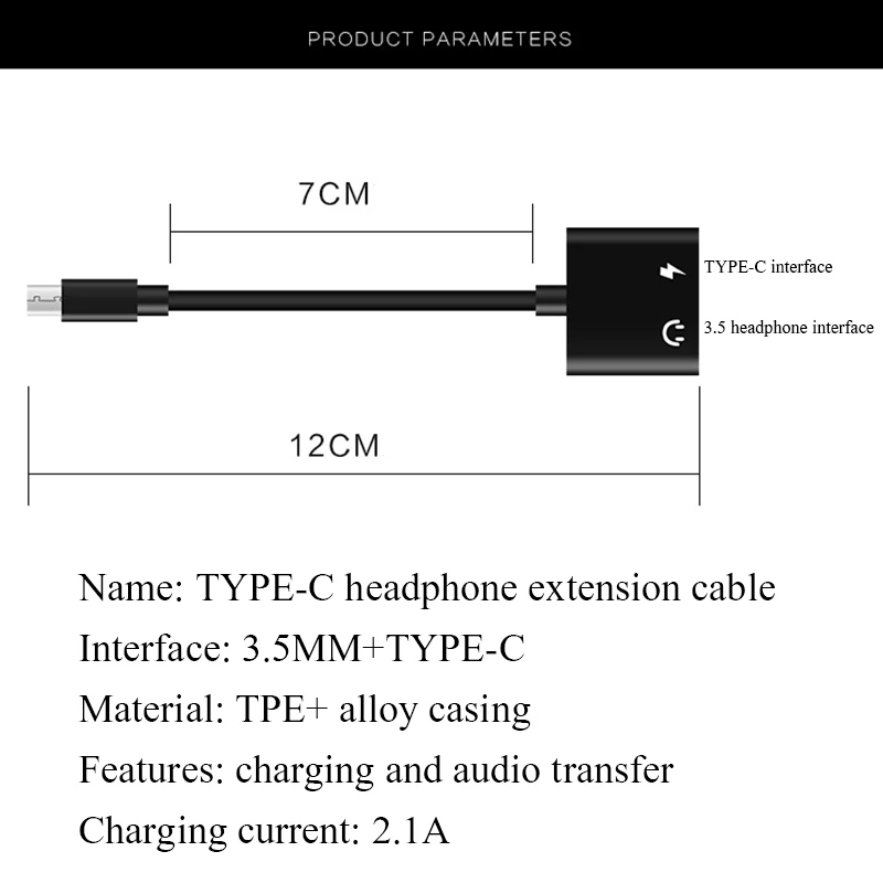 Olhveitra Usb Type C адаптер зарядное устройство аудио кабель 2 в 1 до 3 5 мм разъем для
