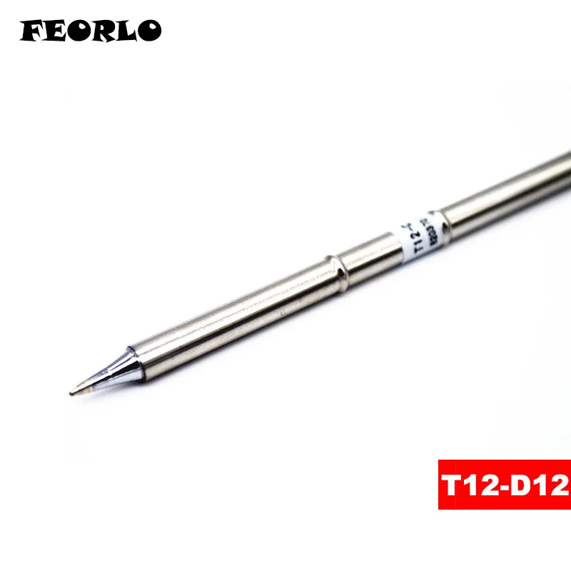 FEORLO 1 шт. ПАЯЛЬНЫЕ НАКОНЕЧНИКИ T12 для HAKKO T12-BC1Z BC2Z BC3Z BC4Z D12 D32 D52 ПАЯЛЬНЫЕ НАКОНЕЧНИКИ для паяльной сварки