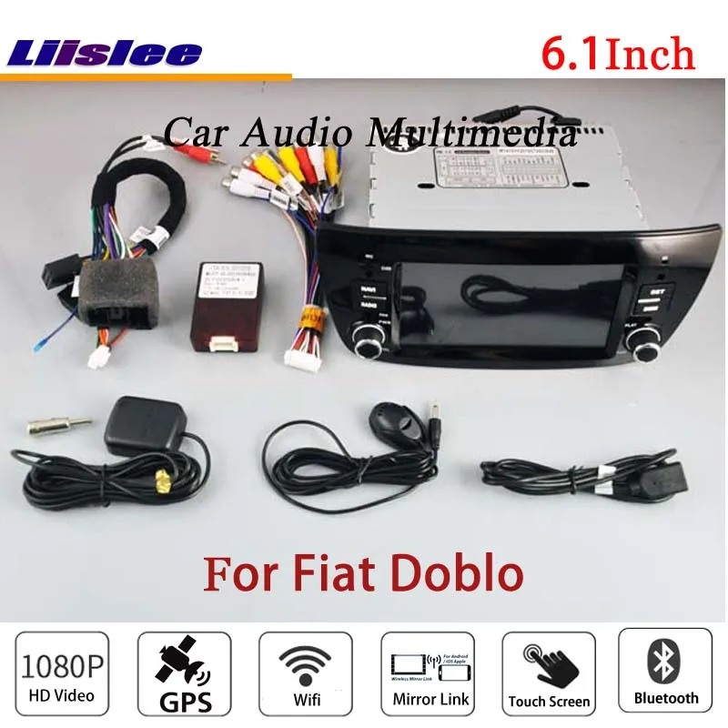 Flash Deal Liislee For Fiat Doblo 2016 Stereo Radio Audio CD DVD Player Bluetooth GPS MAP NAV Navigation 1080P System Original NAVI Design 5