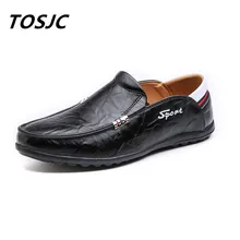 

TOSJC New Style Man Soft Flat Bottom Casual Shoes Cozy Breathable Driving Man Footwear Daily Outdoor Casual Shoes for Younger