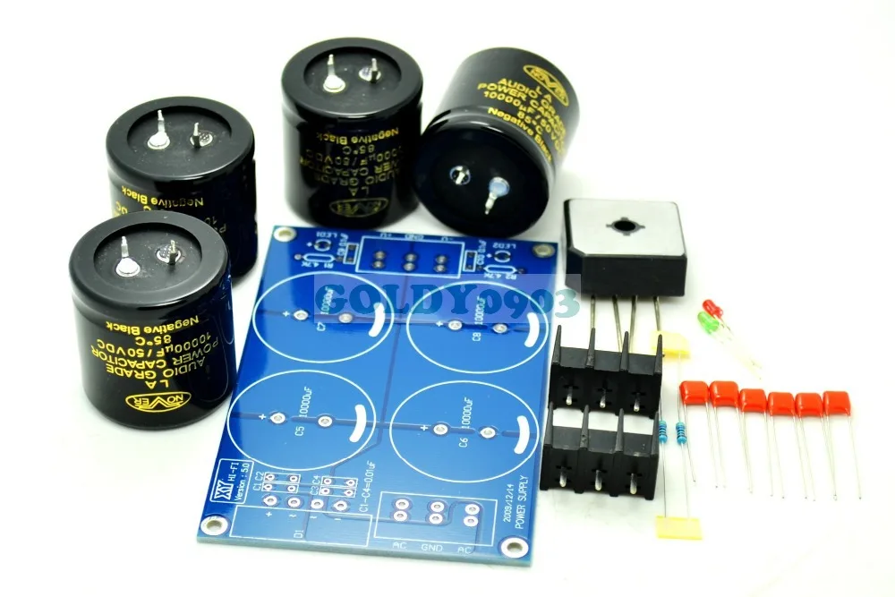 XY DIY Kit Rectifier Filter Board 4*10000UFin Replacement Parts & Accessories from Consumer