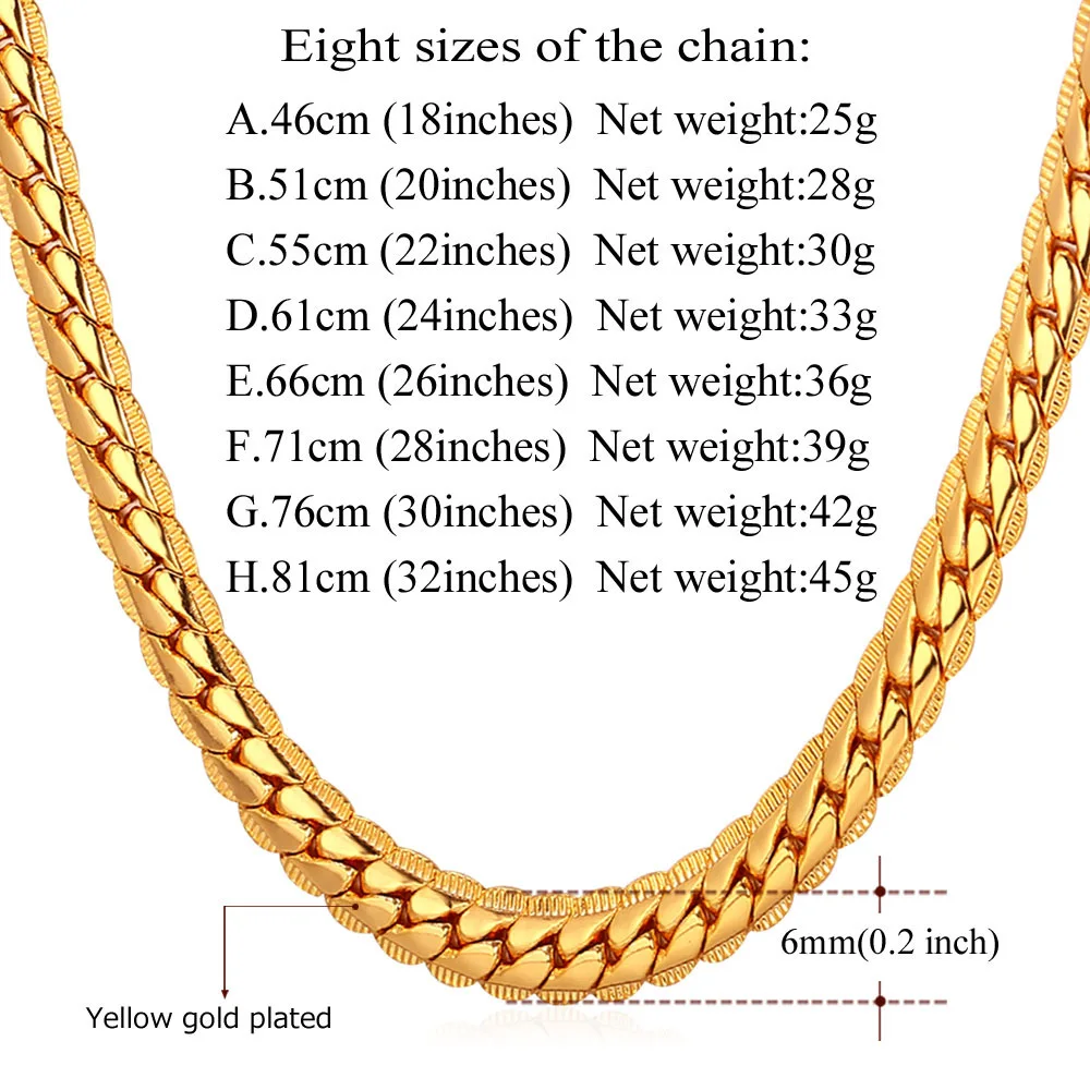 Мужское ожерелье с цепочкой панк черное золотое кубинское мужское N739G|necklace