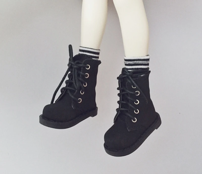 1 пара крутая обувь короткие ботинки мартинсы для кукол 1/6 BJD 4 5 см аксессуары