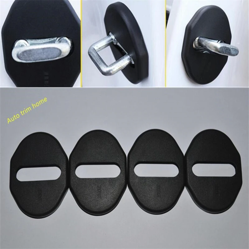 

Lapetus Inner Door Lock + Door Check Arm Stop Rust Waterproof Protection Cover Trim Kit 8 Pcs For Hyundai Tucson 2016 - 2019