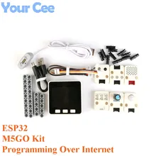 M5GO IoT стартовый комплект ESP32 для Arduino/микропитона Программирование разработки ИК микрофон 550 мАч батарея M5Stack ZK5