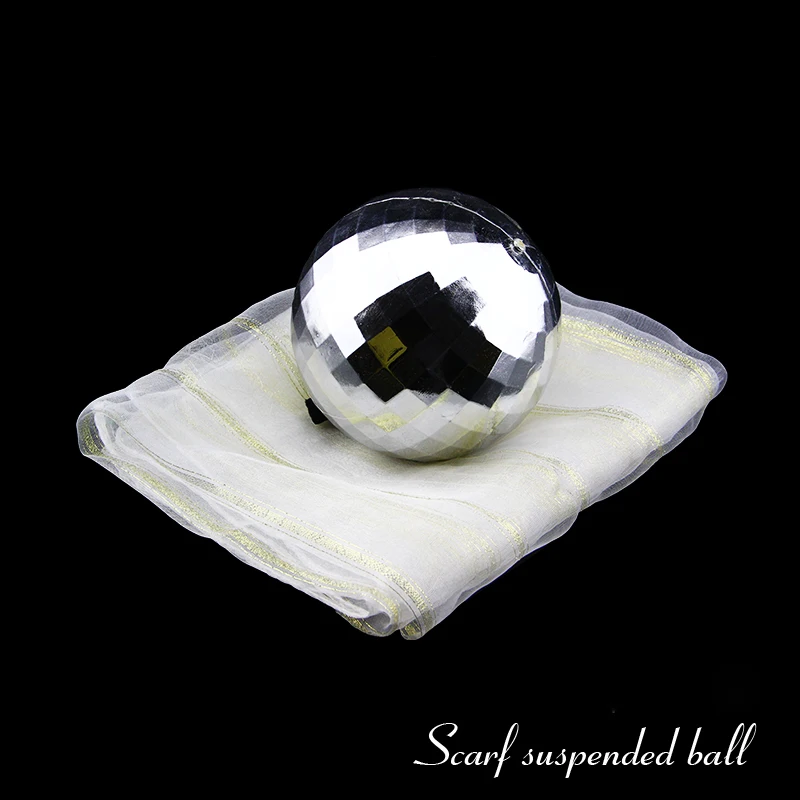 

Scarf Hanging Ball Float Magic Tricks Silver Zombie Ball Close Up Stage Magic Props Accessary Magician Magic Funny Mentalism