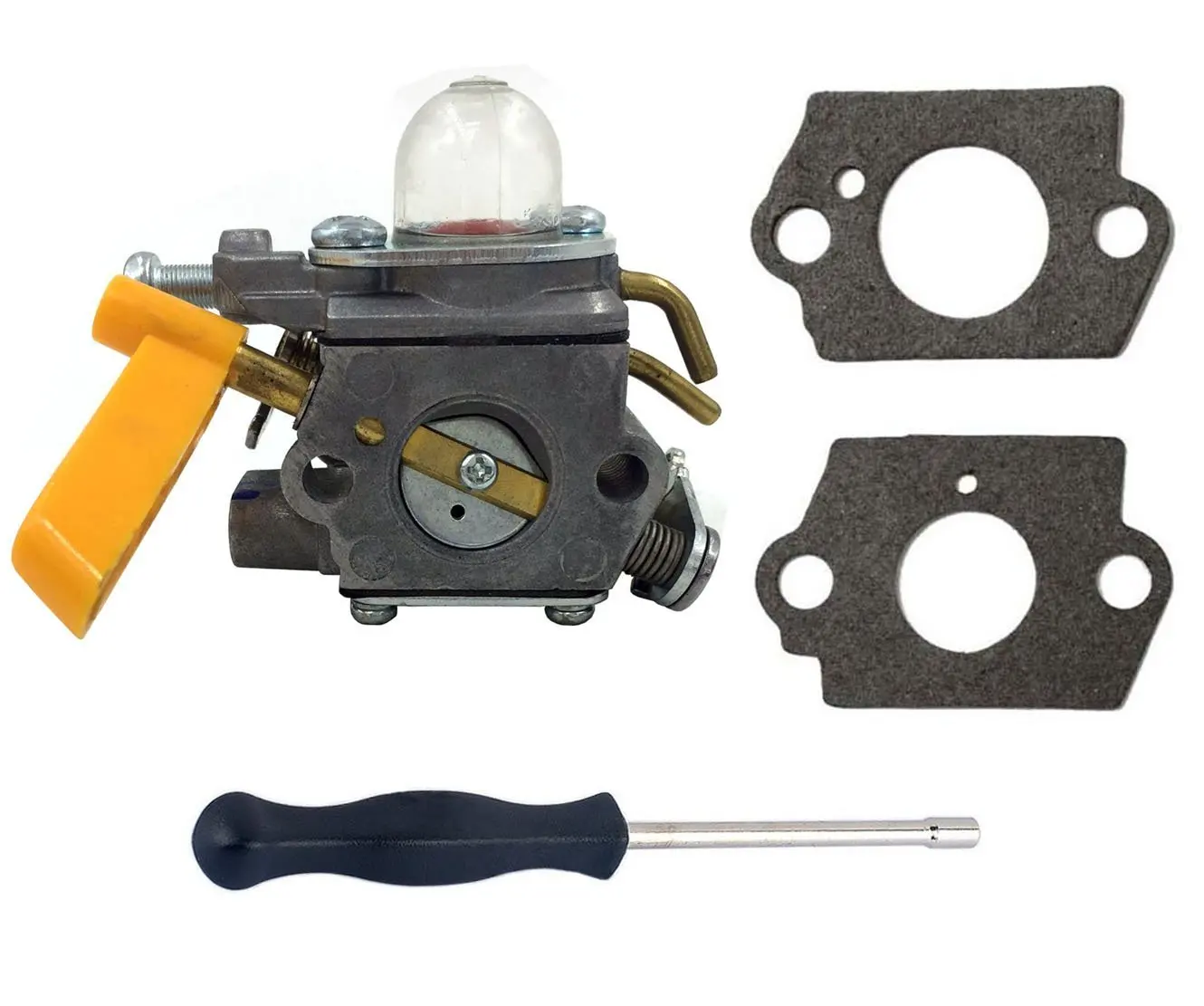 New Carburetor Adjusting Tool & Gaskets for Homelite Ryobi 25cc 26cc