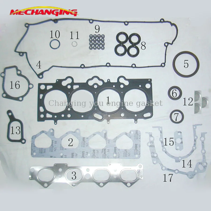 G4GA For HYUNDAI ELANTRA ENGINE HEAD GASKET SET Engine Rebuilding Kits seal Gasket Full Set gasket 20910-23R00 | Автомобили и